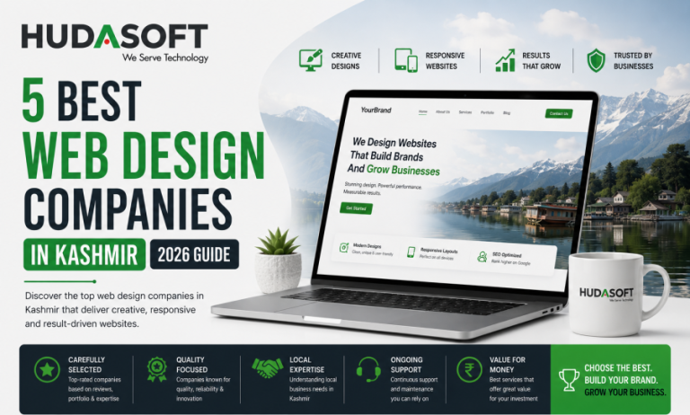 5 Best Web Design Companies in Kashmir 2026 Guide